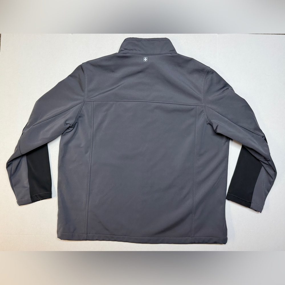Swiss Tech Men’s Grey 2XL Full Zip Soft Shell Winter Performance Jacket - Picture 7 of 7